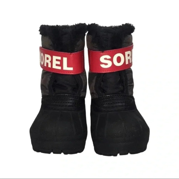 Sorel Black Winter Snow Boots Size 5 BB - Picture 1 of 5